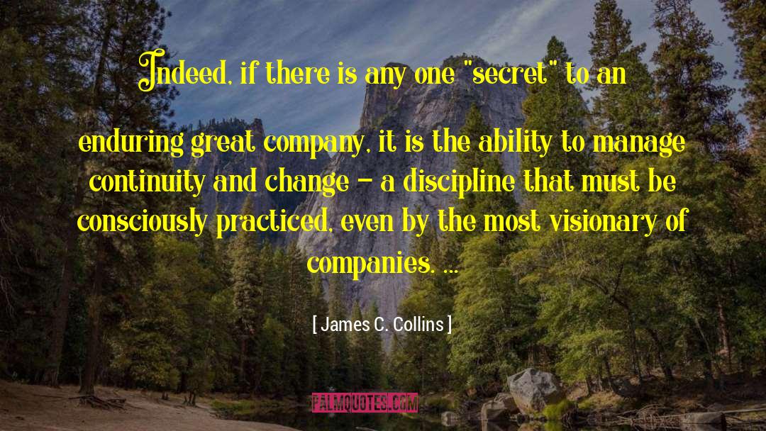 Great Company quotes by James C. Collins