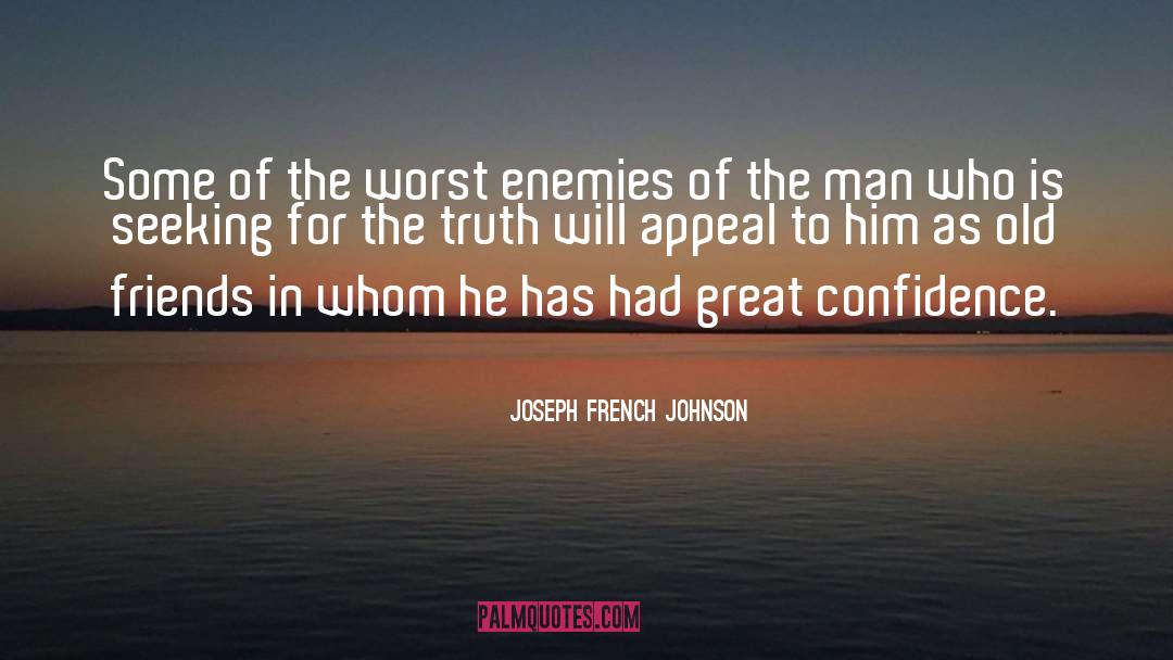 Great Confidence quotes by Joseph French Johnson