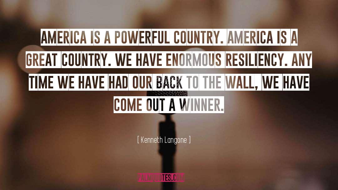 Great Country quotes by Kenneth Langone