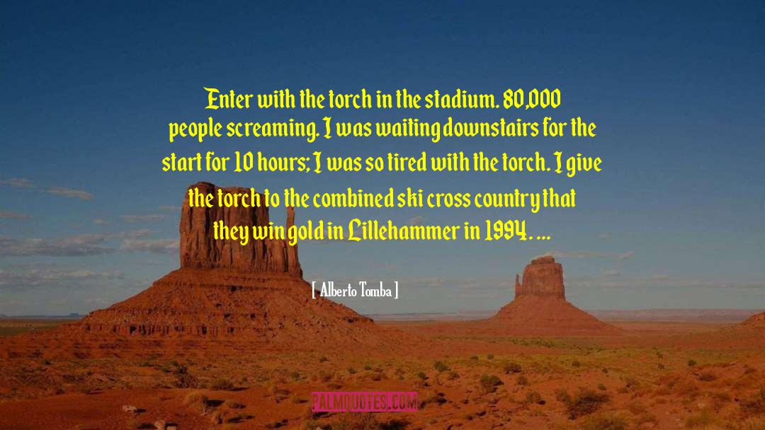 Great Cross Country quotes by Alberto Tomba