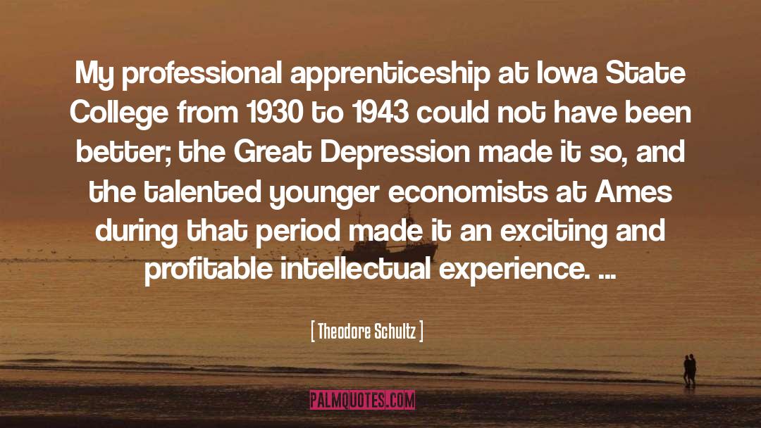 Great Depression quotes by Theodore Schultz