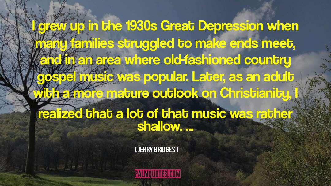 Great Depression quotes by Jerry Bridges