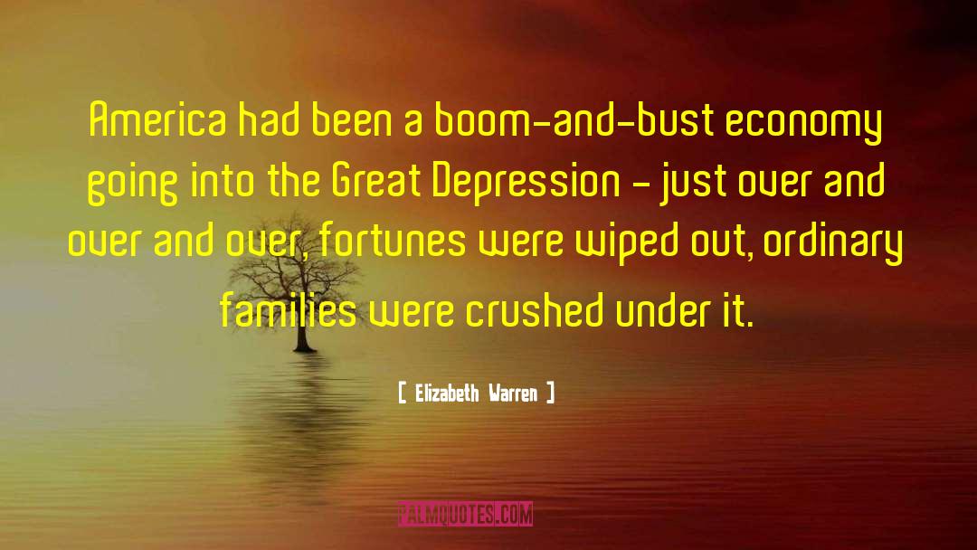 Great Depression quotes by Elizabeth Warren