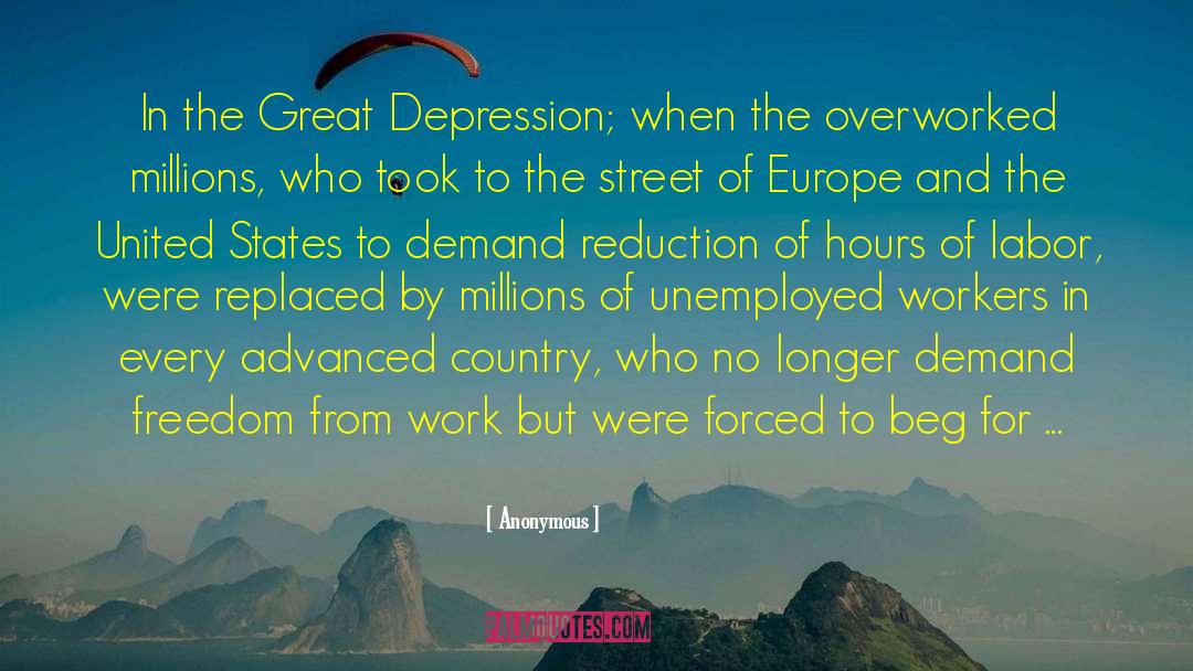 Great Depression quotes by Anonymous