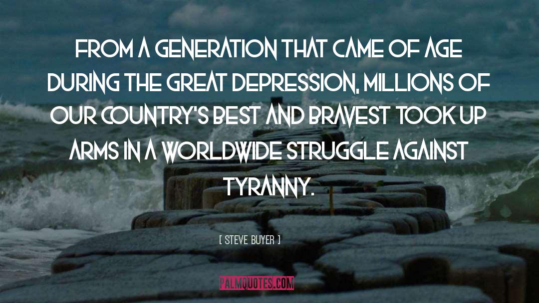 Great Depression quotes by Steve Buyer