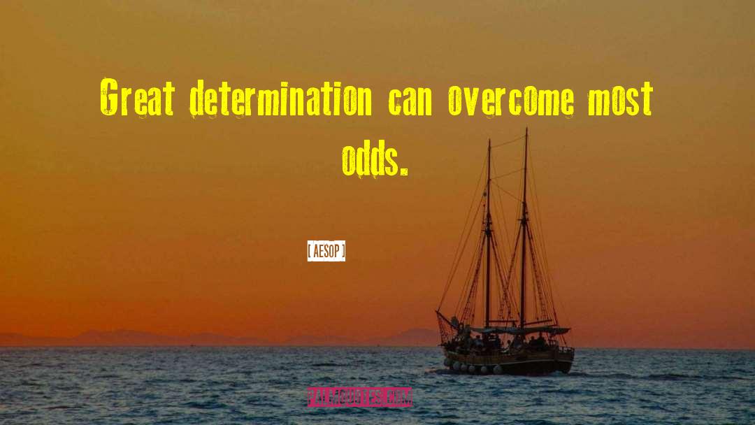 Great Determination quotes by Aesop