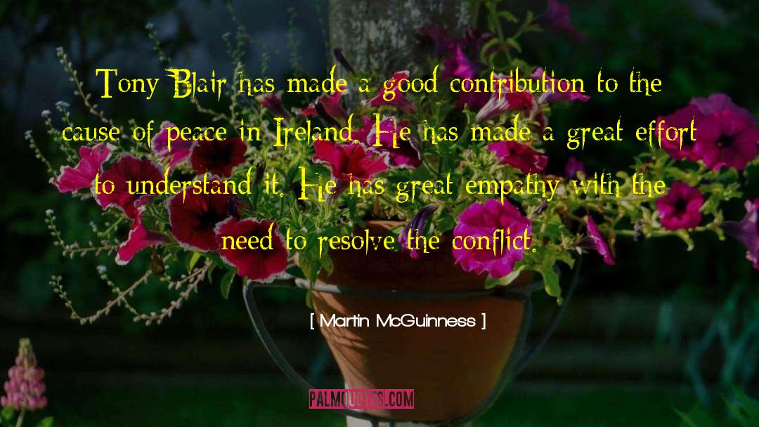 Great Effort quotes by Martin McGuinness