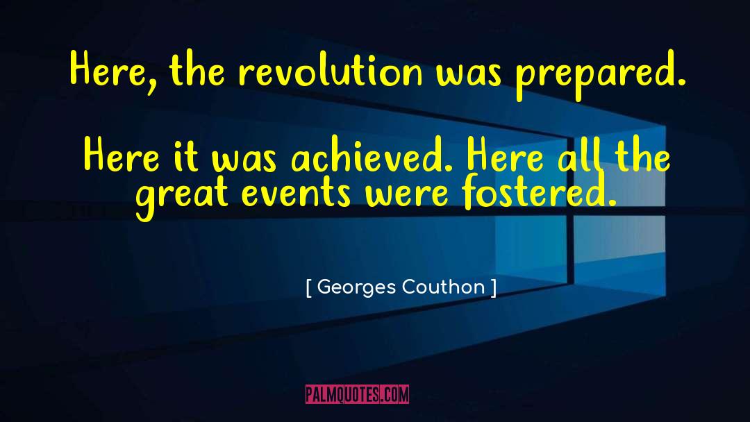 Great Events quotes by Georges Couthon