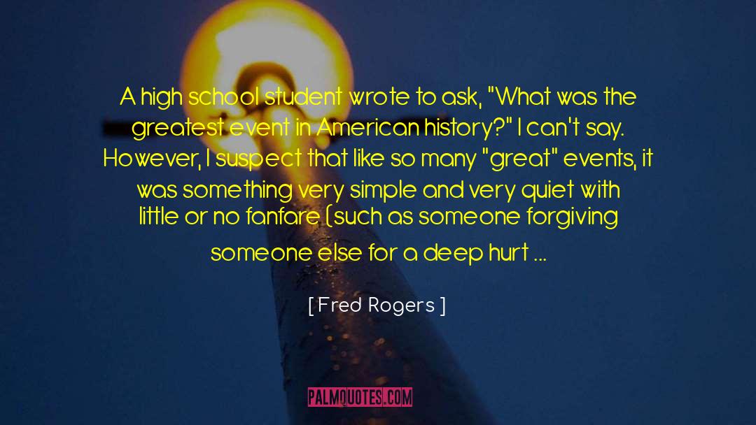 Great Events quotes by Fred Rogers