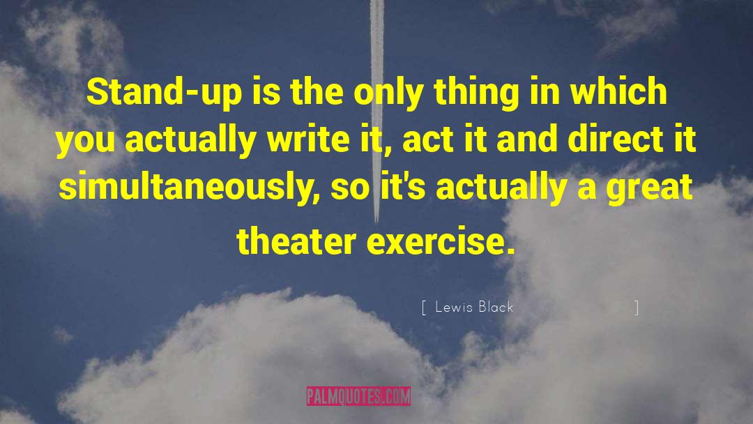 Great Exercise quotes by Lewis Black