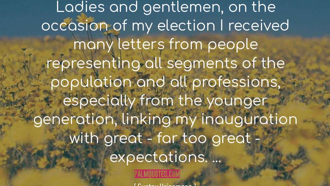Great Expectations quotes by Gustav Heinemann
