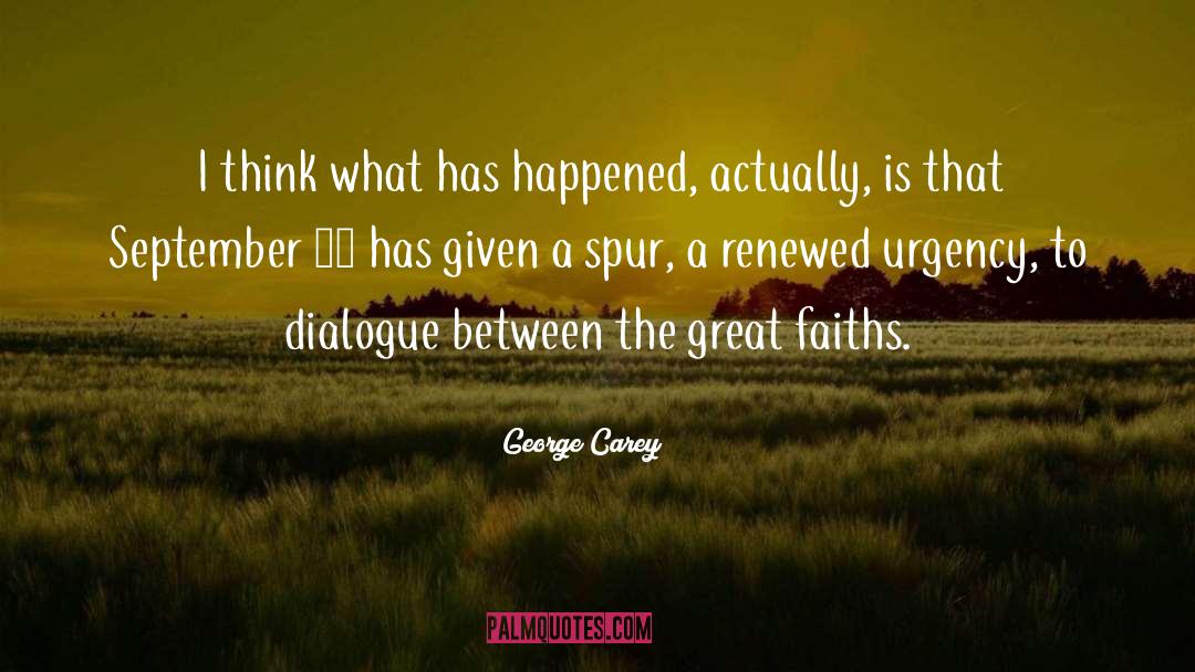 Great Faith quotes by George Carey