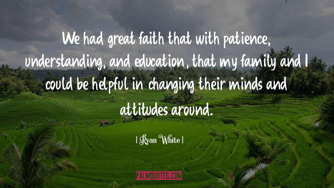 Great Faith quotes by Ryan White