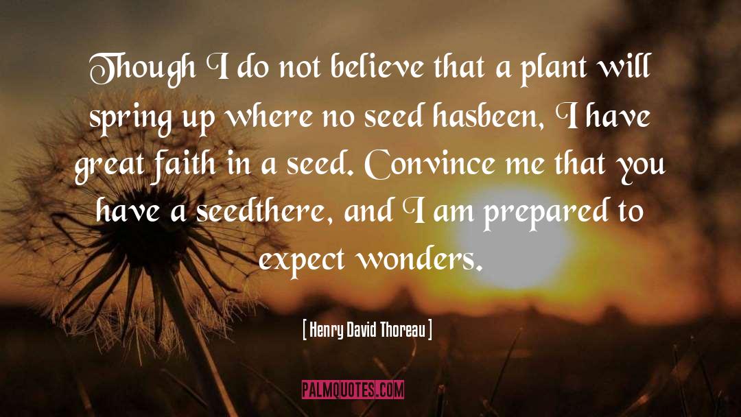 Great Faith quotes by Henry David Thoreau