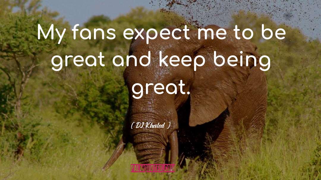 Great Fans quotes by DJ Khaled