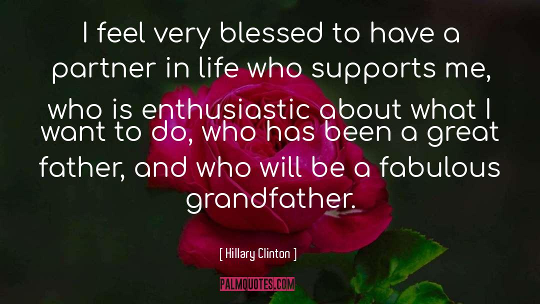 Great Father quotes by Hillary Clinton