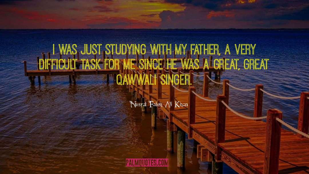 Great Father quotes by Nusrat Fateh Ali Khan