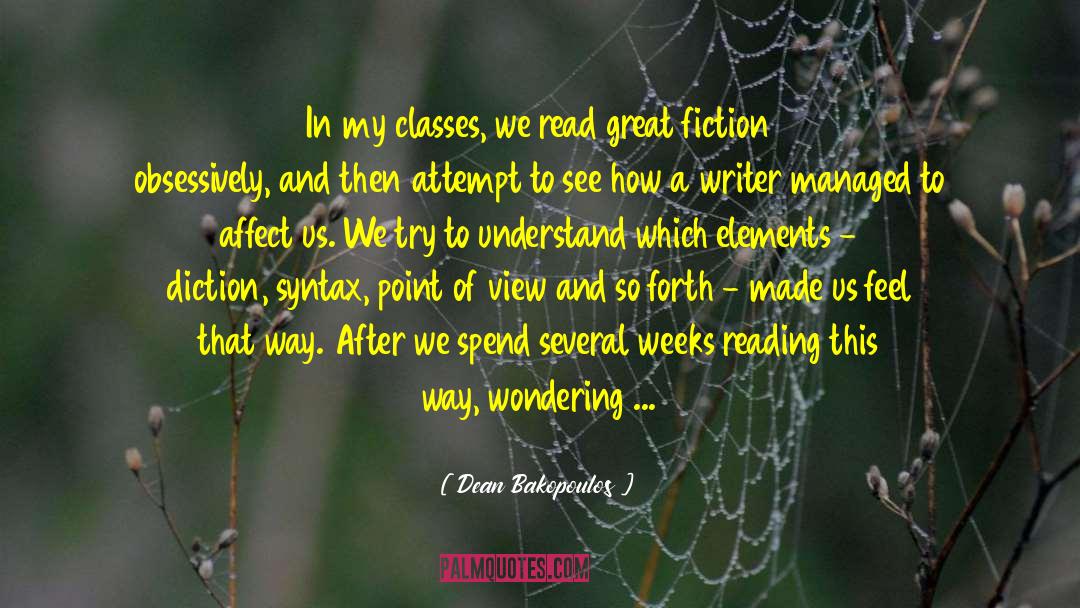 Great Fiction quotes by Dean Bakopoulos