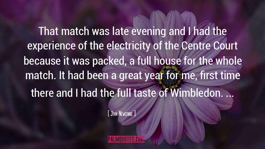 Great First Sentence Memoir quotes by John Newcombe