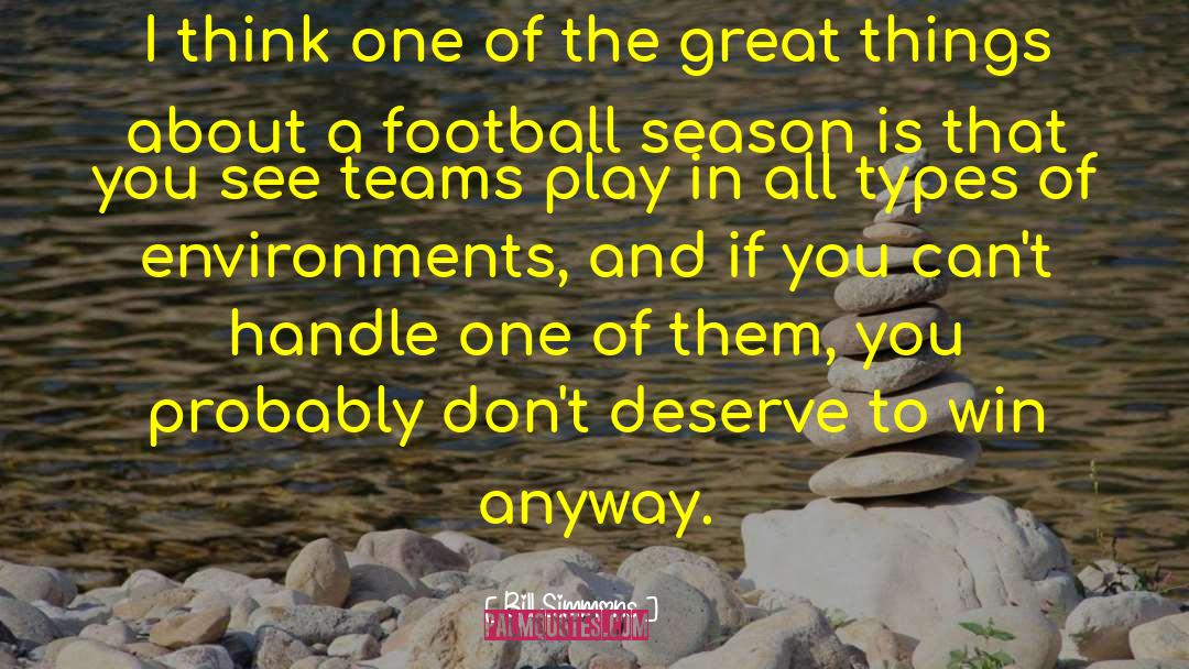 Great Football quotes by Bill Simmons