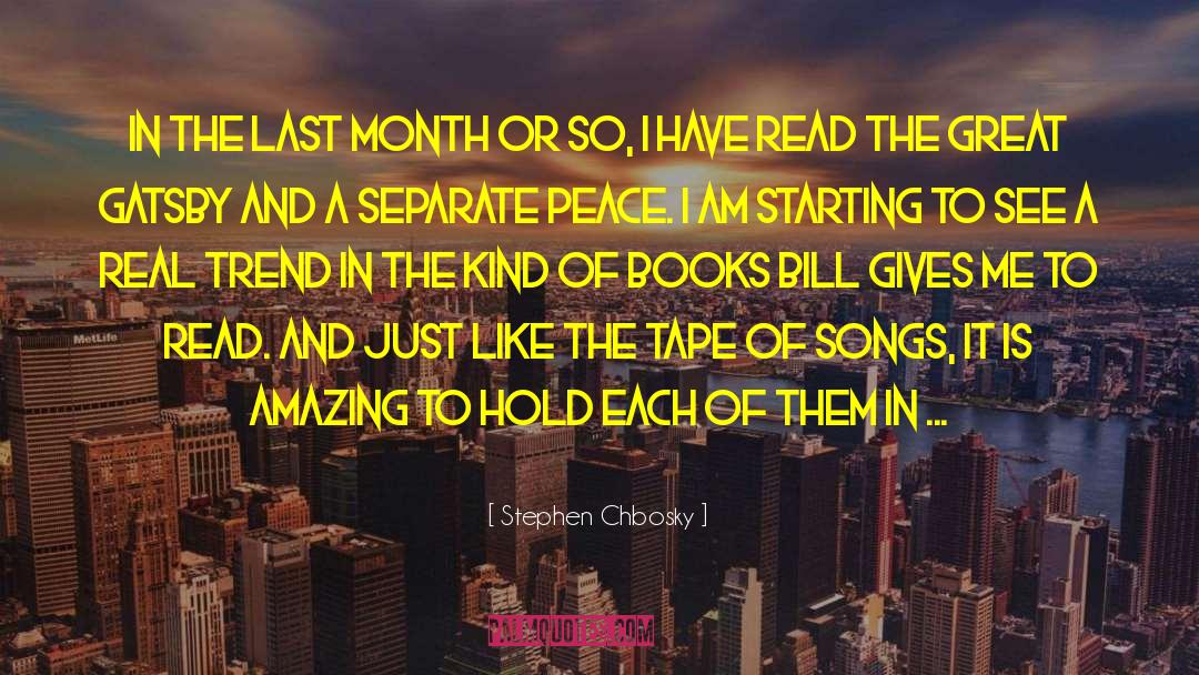 Great Gatsby Book quotes by Stephen Chbosky