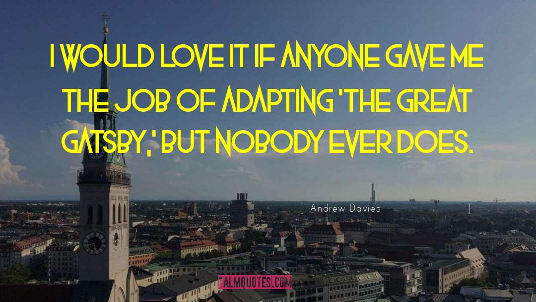 Great Gatsby quotes by Andrew Davies