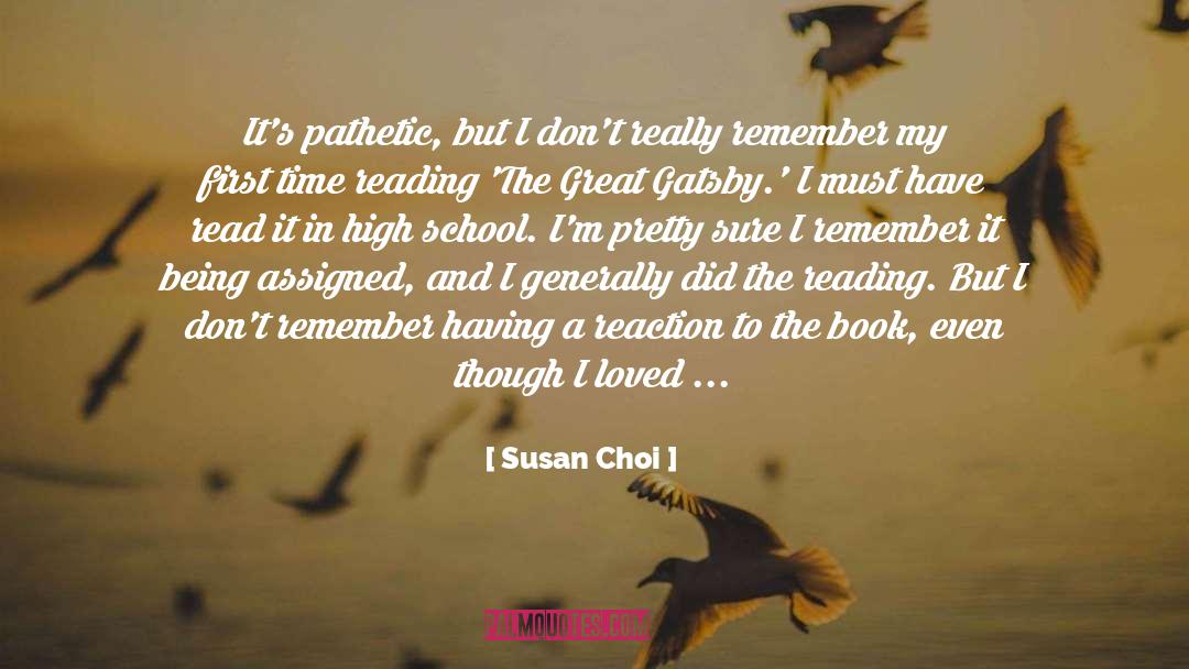 Great Gatsby quotes by Susan Choi