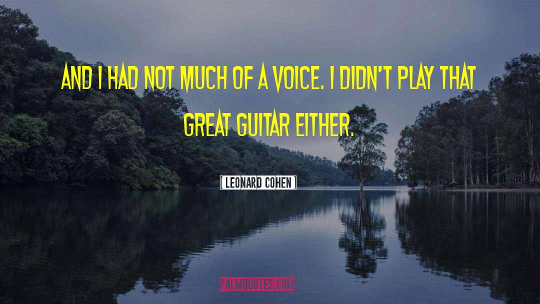 Great Glory quotes by Leonard Cohen