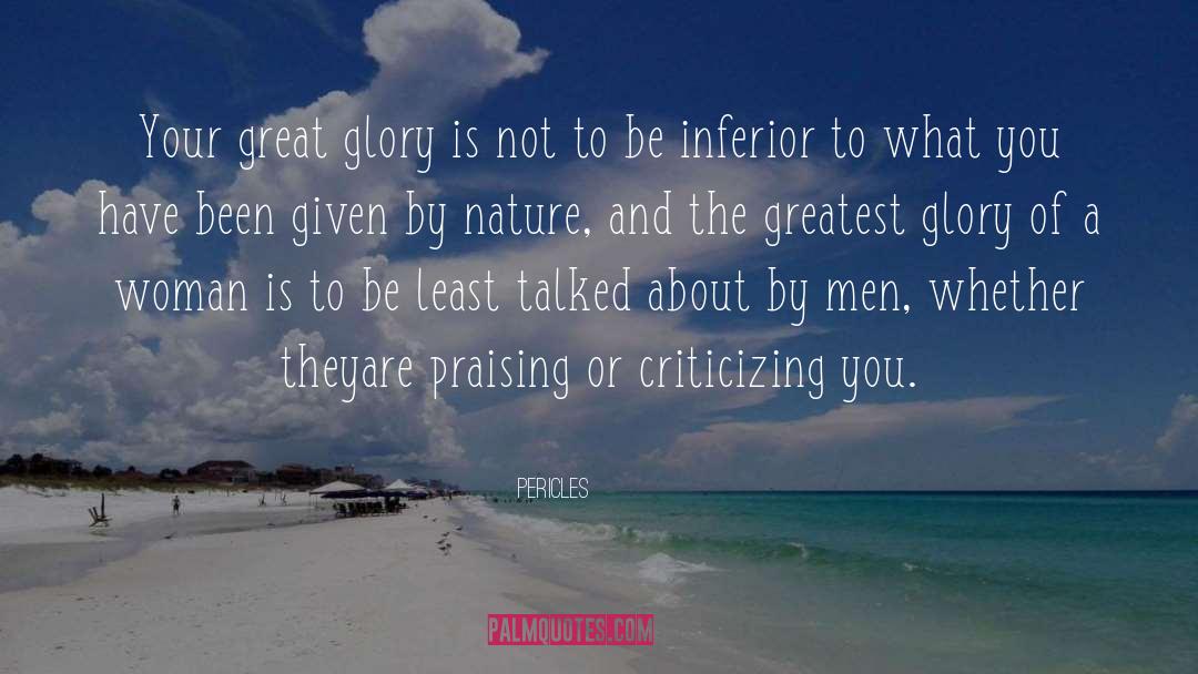 Great Glory quotes by Pericles