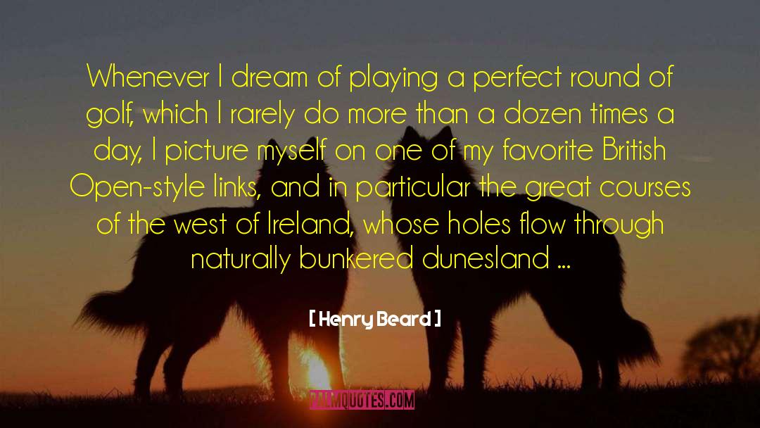 Great Golf quotes by Henry Beard