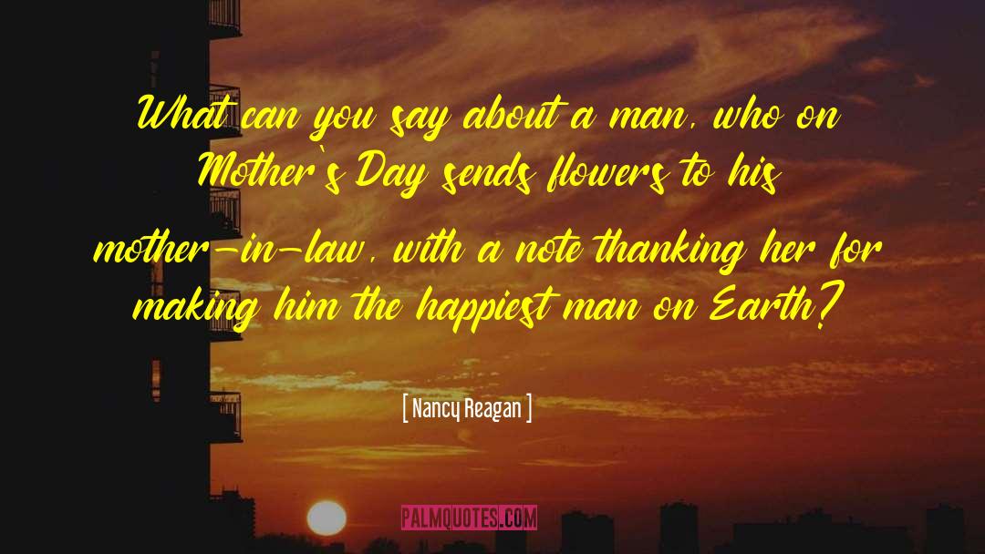 Great Grandmother Mothers Day quotes by Nancy Reagan