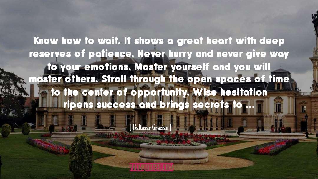 Great Heart quotes by Baltasar Gracian