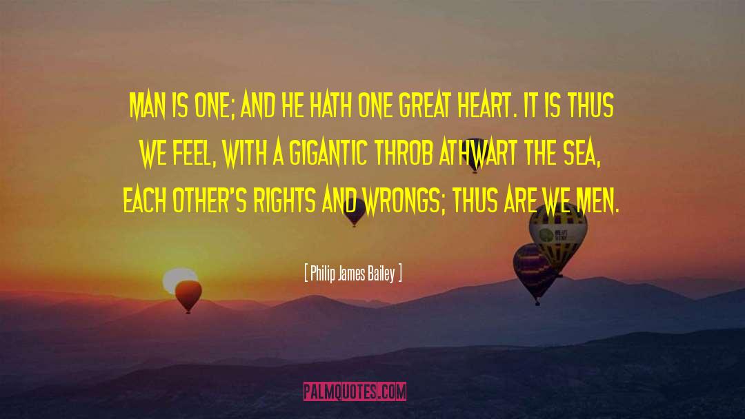 Great Heart quotes by Philip James Bailey