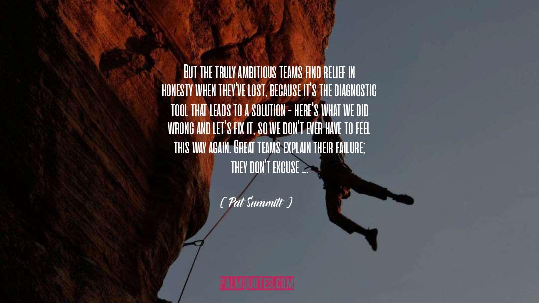 Great Heights quotes by Pat Summitt
