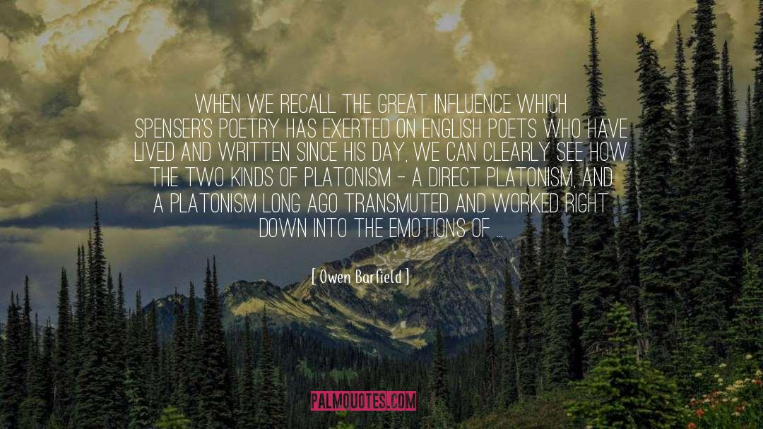 Great Influence quotes by Owen Barfield