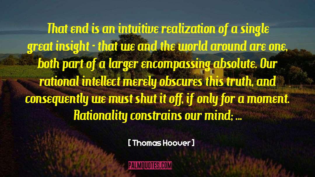 Great Insight quotes by Thomas Hoover