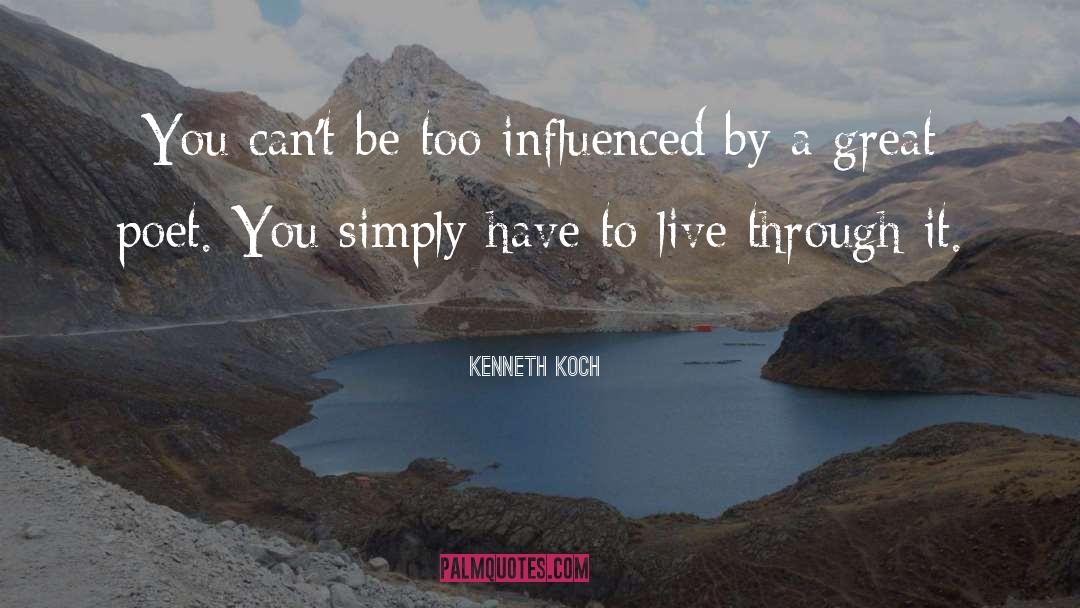 Great Irish Poet quotes by Kenneth Koch