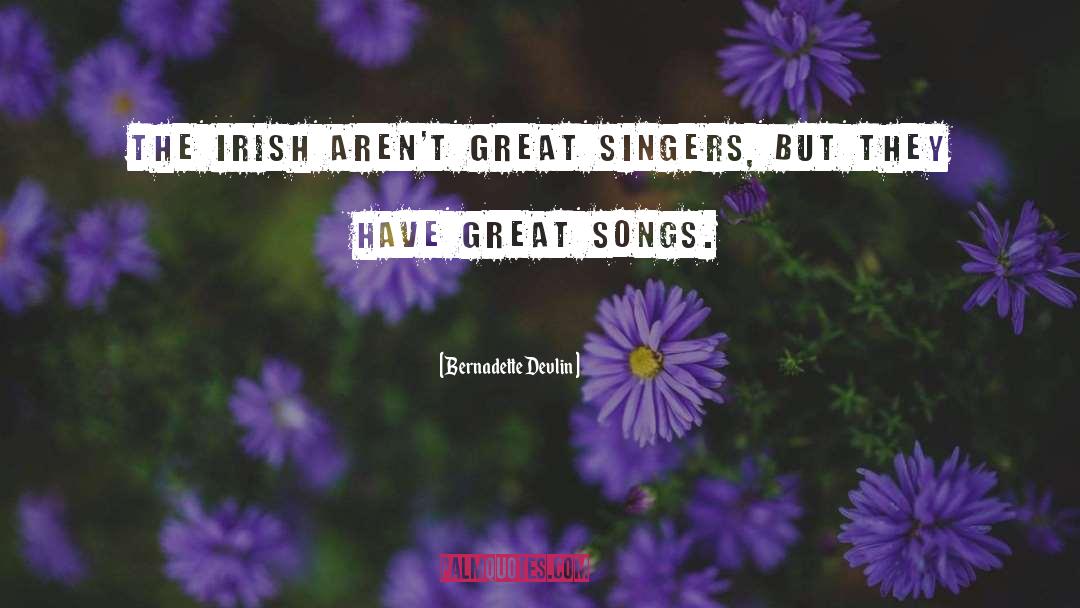 Great Irish Poet quotes by Bernadette Devlin