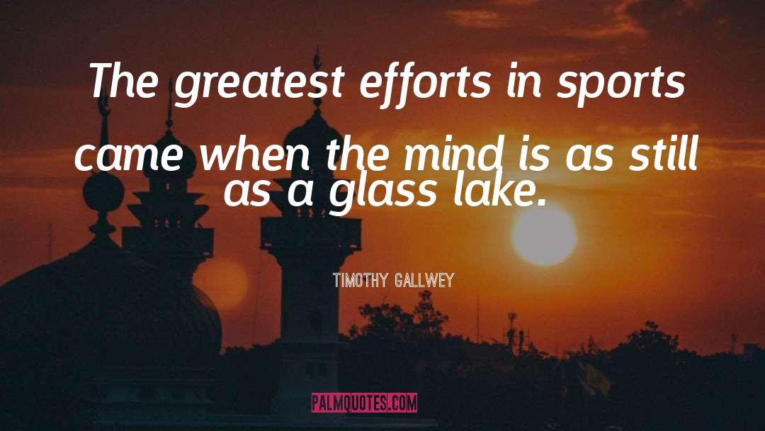 Great Lakes quotes by Timothy Gallwey
