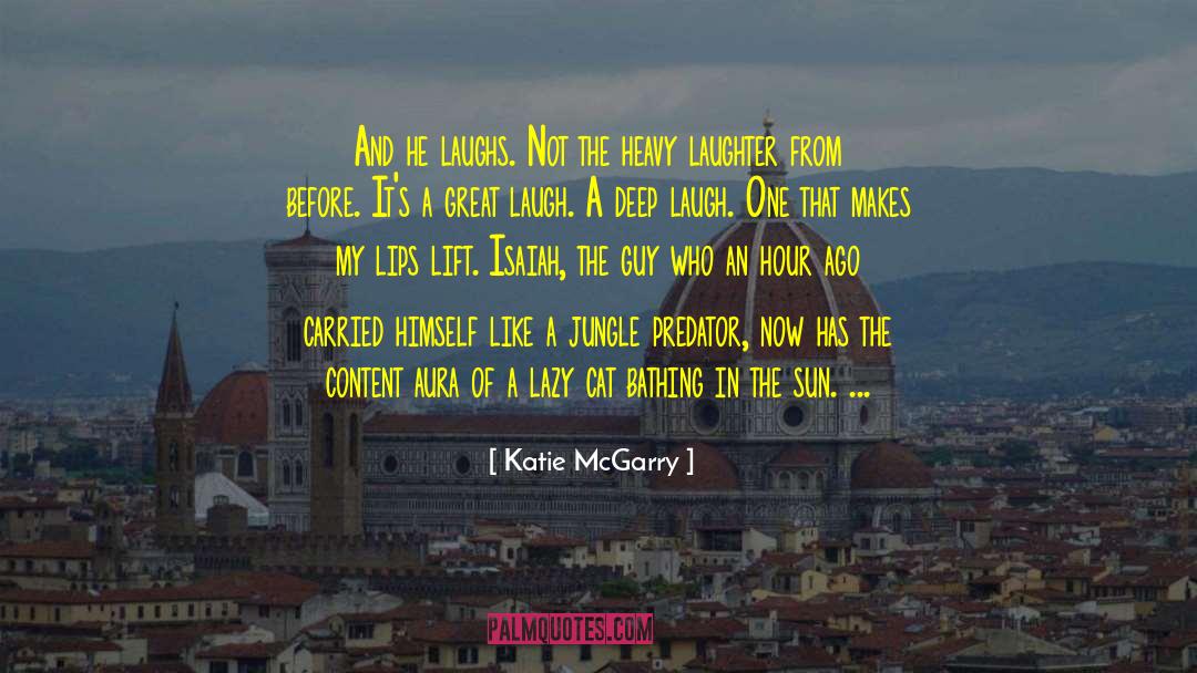 Great Laugh quotes by Katie McGarry