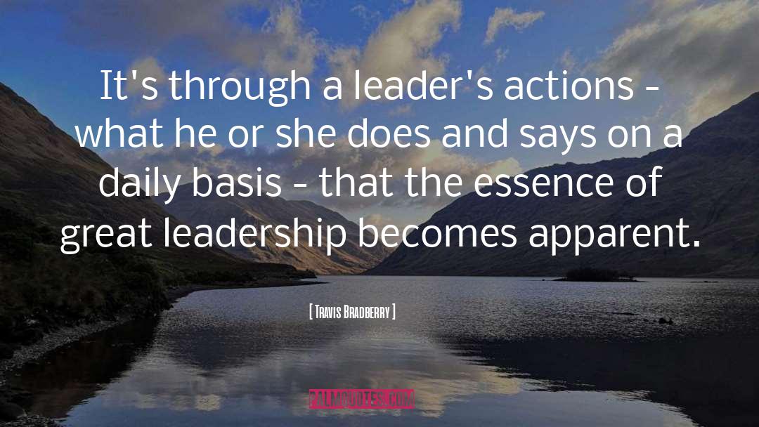 Great Leadership quotes by Travis Bradberry