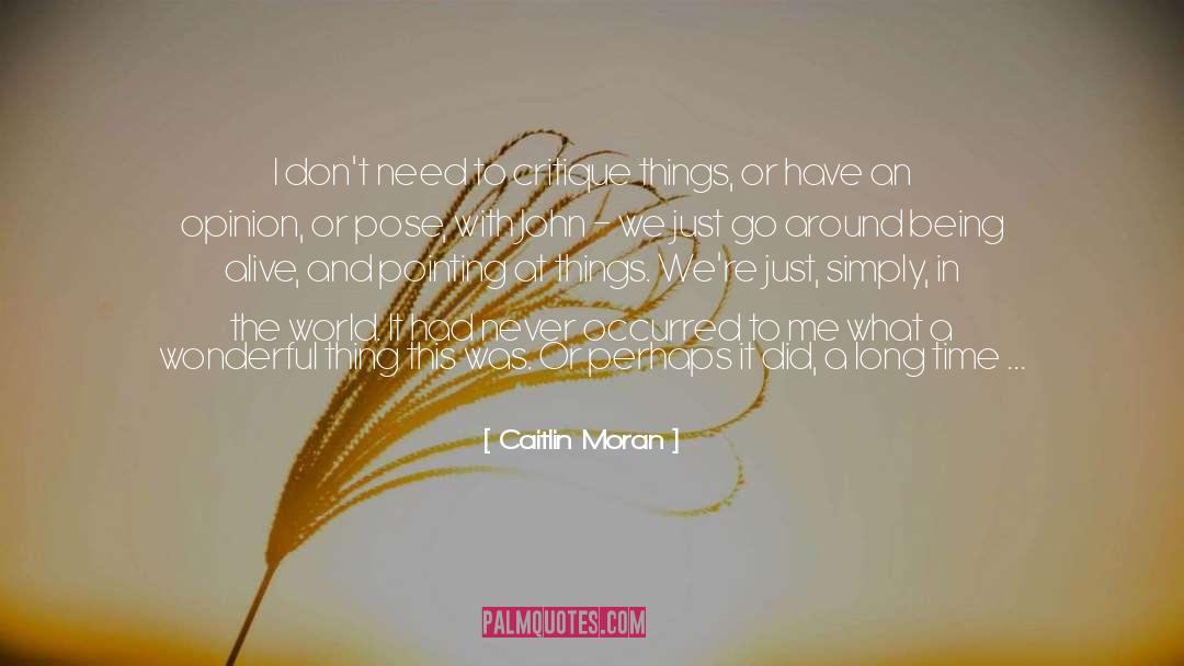 Great Life quotes by Caitlin Moran