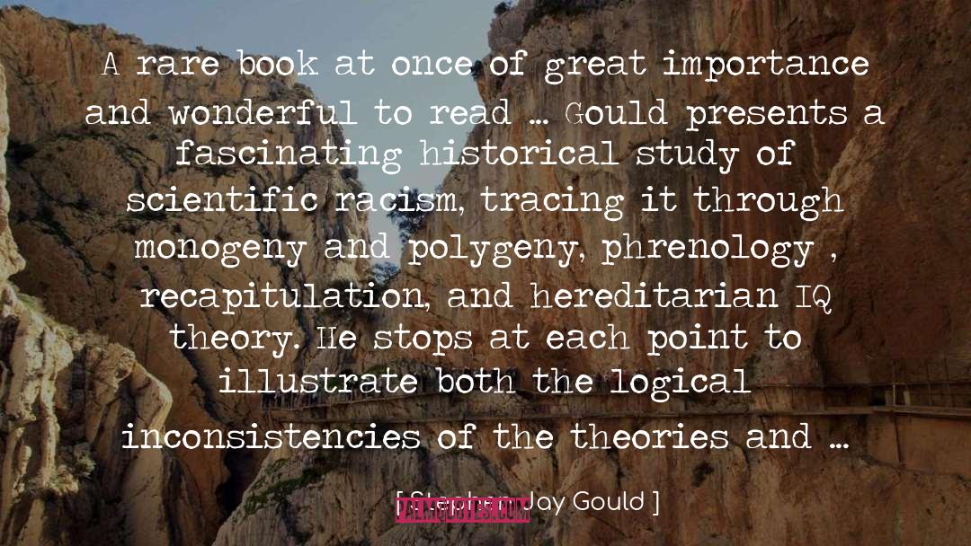 Great Logical quotes by Stephen Jay Gould