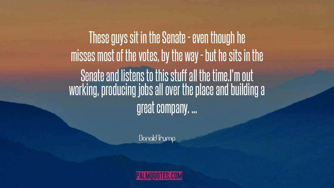 Great Logistics quotes by Donald Trump
