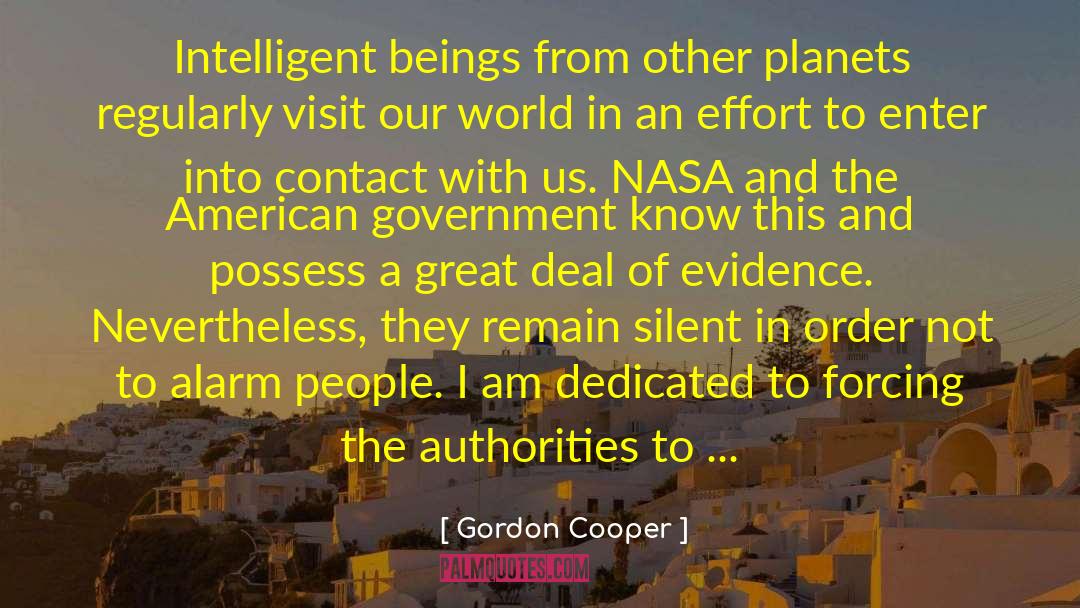 Great Loss quotes by Gordon Cooper