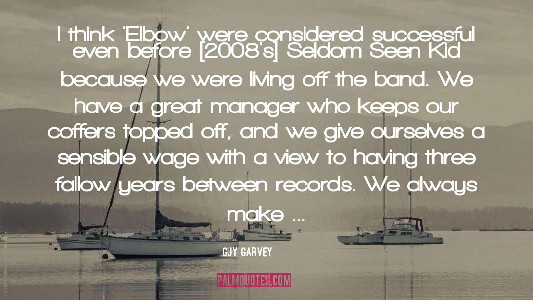 Great Managers quotes by Guy Garvey