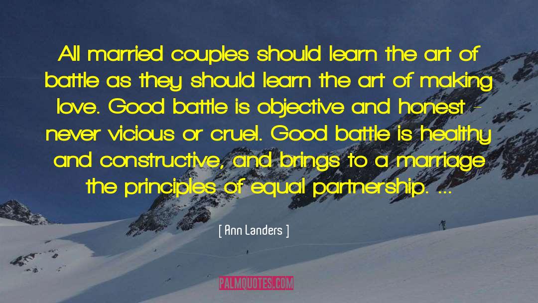 Great Marriage quotes by Ann Landers