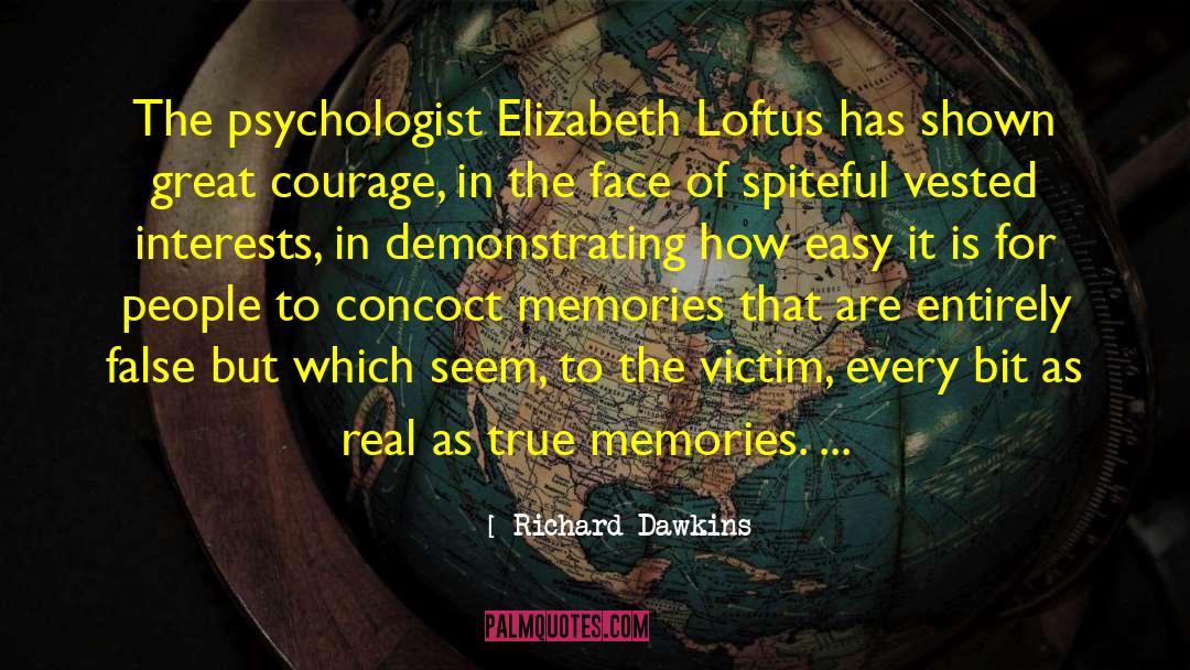 Great Memories quotes by Richard Dawkins