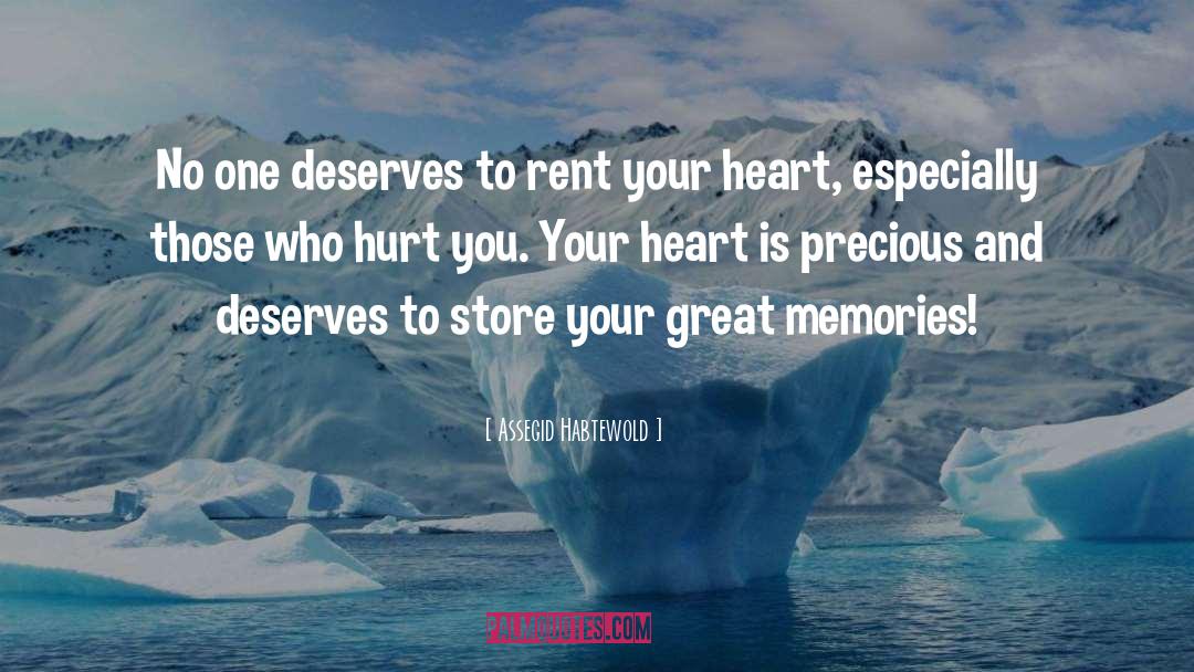 Great Memories quotes by Assegid Habtewold