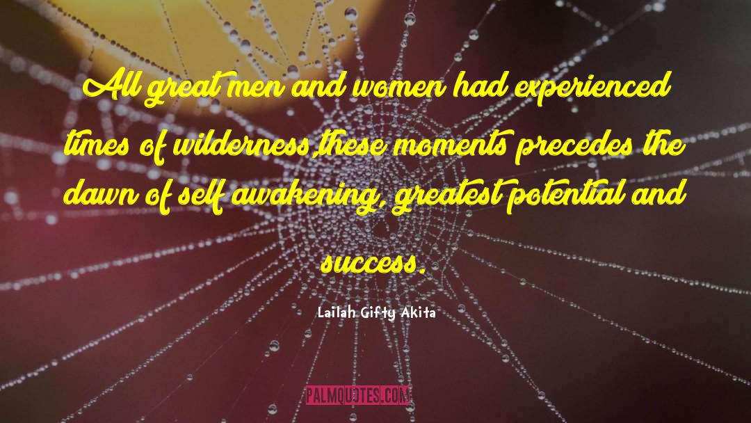 Great Men And Women quotes by Lailah Gifty Akita